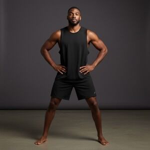 Alphalete Performance Division Black Athletic‎ Tank Top Men's Size M